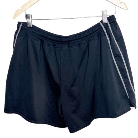 Nike Team Fit Dry Womens Black Athletic Running Shorts Elastic Waist Size Large - Picture 5 of 8